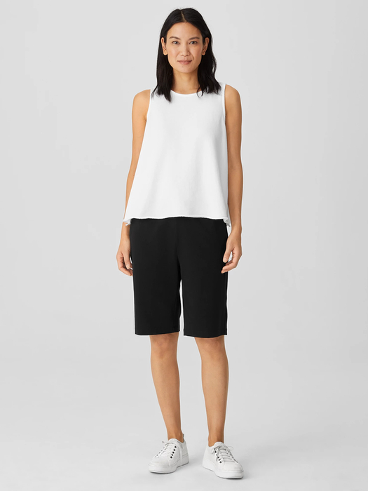 Pima Cotton Stretch Jersey Shorts - Eileen Fisher Outlet