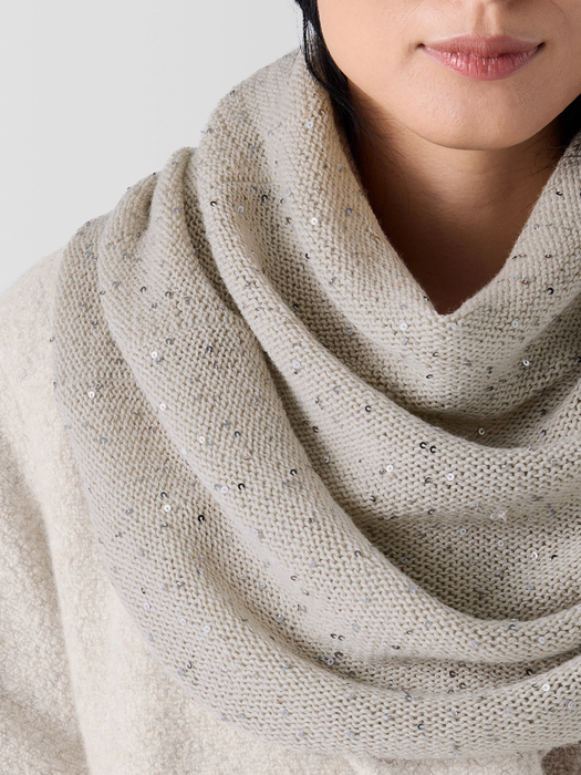 Merino Sequin Infinity Scarf - Eileen Fisher Outlet