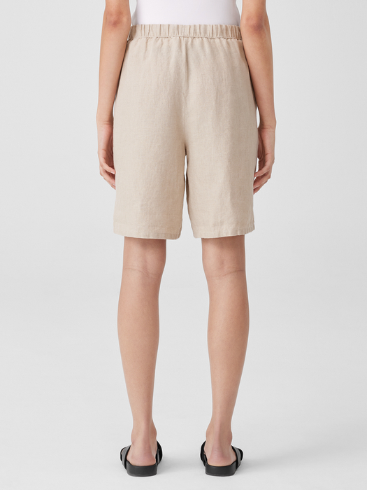 Organic Linen Shorts | Eileen Fisher Outlet - Eileen Fisher Outlet