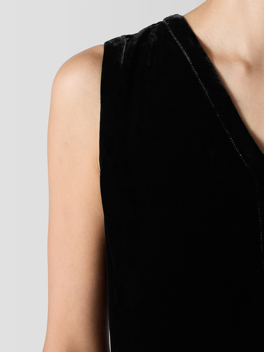 Velvet Vest | Eileen Fisher Outlet - Eileen Fisher Outlet