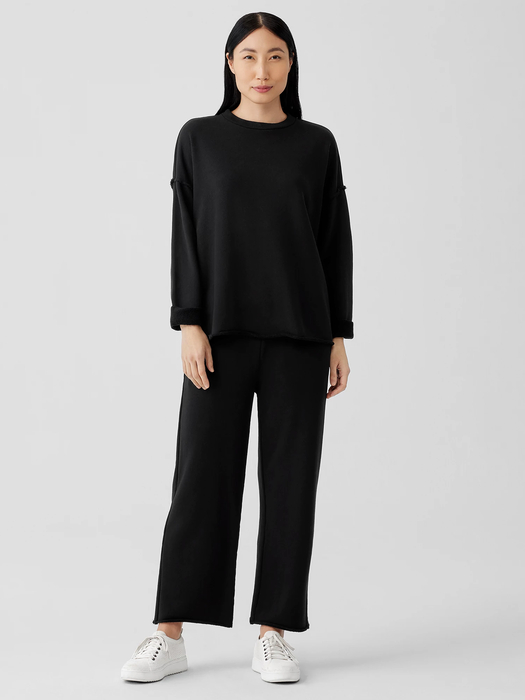 Organic Cotton French Terry Box-Top - Eileen Fisher Outlet