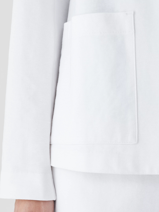 Cotton Ponte Blazer - Eileen Fisher Outlet