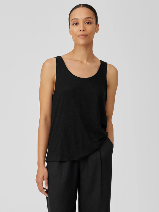 Organic Linen Jersey Tank - Eileen Fisher Outlet