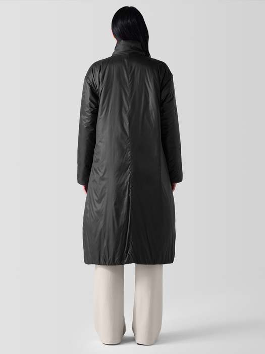 Eggshell Recycled Nylon Long Coat - Eileen Fisher Outlet
