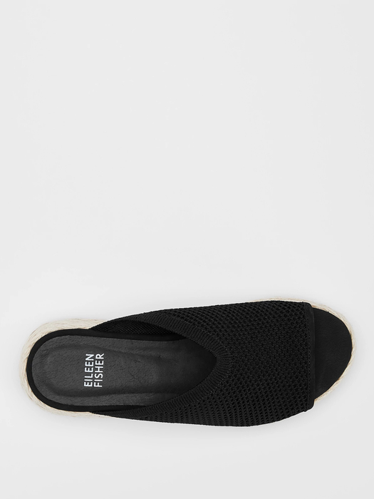 Tali Recycled Stretch Knit Espadrille Wedge Sandal - Eileen Fisher Outlet