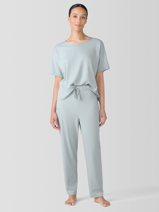 Organic Cotton Interlock Slouchy Sleep Pant - Eileen Fisher Outlet