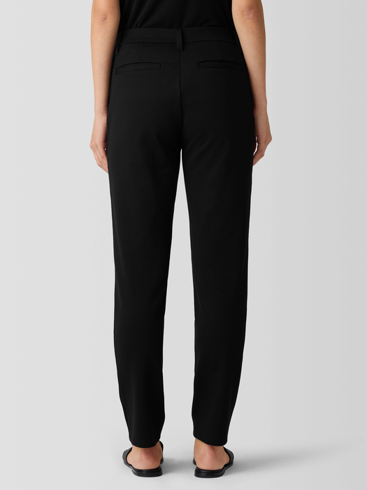 Washable Flex Ponte Tapered Trouser Pant - Eileen Fisher Outlet