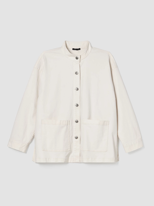 Undyed Organic Cotton Denim Jacket - Eileen Fisher Outlet