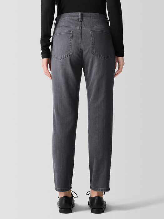 Organic Cotton Stretch Denim Slim Jean - Eileen Fisher Outlet