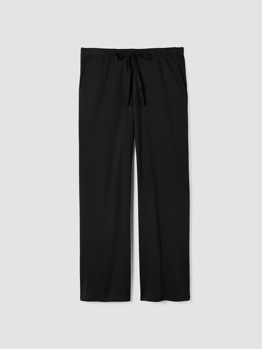 Organic Cotton Interlock Wide-Leg Sleep Pant - Eileen Fisher Outlet