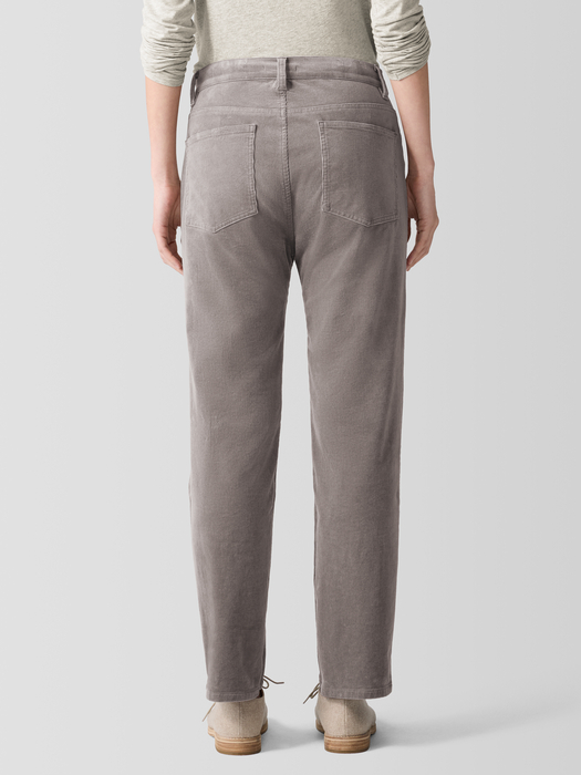 Organic Cotton Stretch Corduroy Straight Pant - Eileen Fisher Outlet