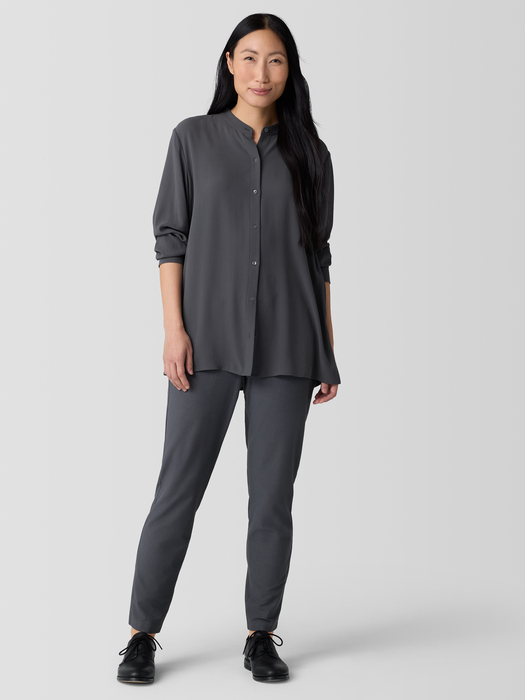 Washable Stretch Crepe Pant - Eileen Fisher Outlet