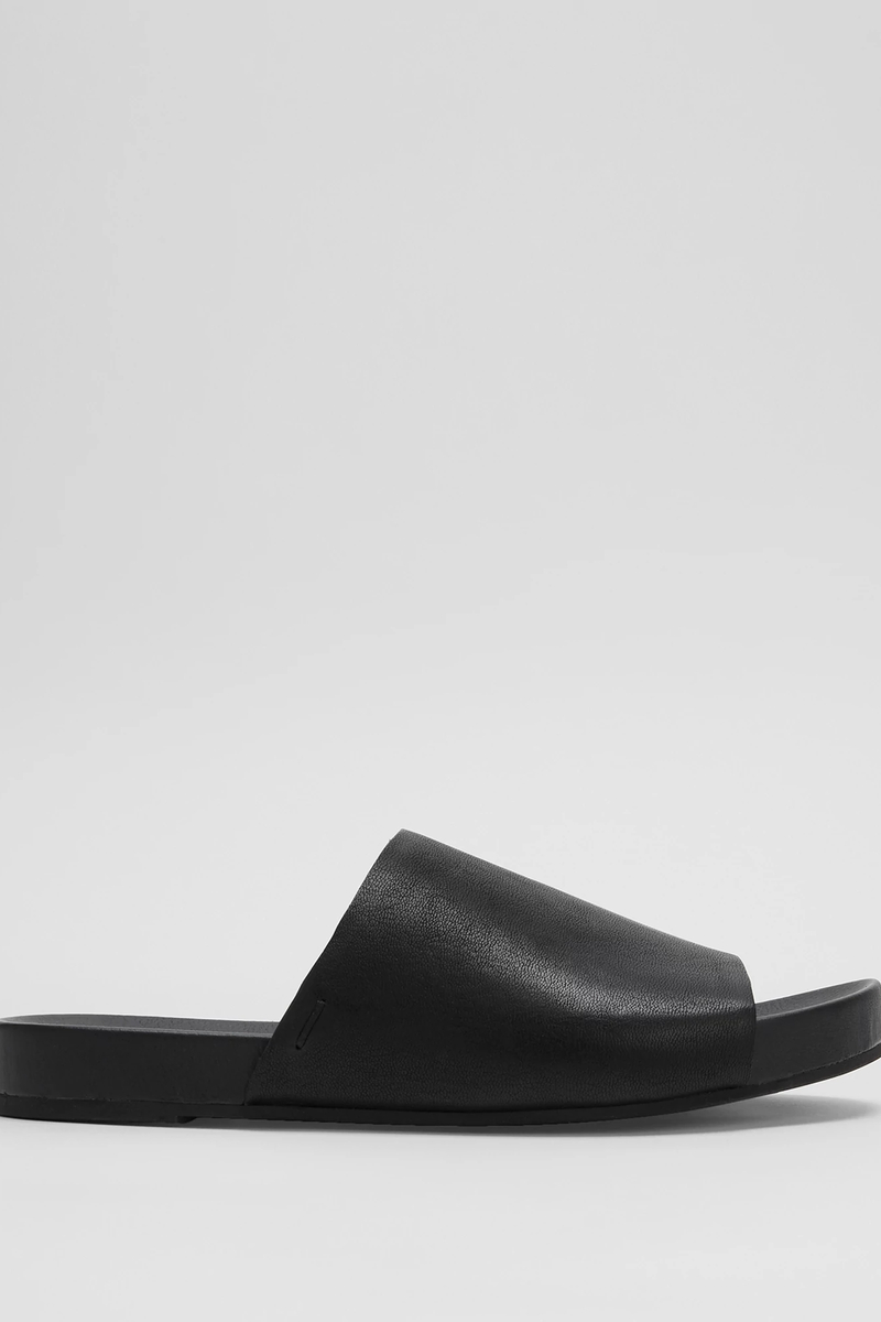 Edge Leather Slide Sandal - Eileen Fisher Outlet