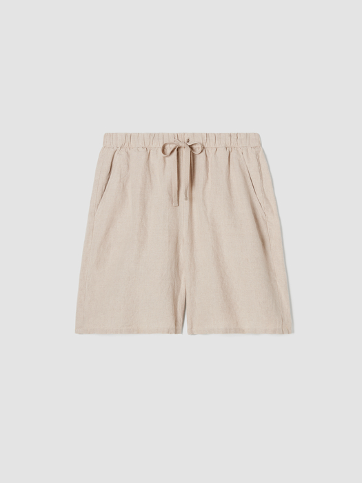 Organic Linen Shorts | Eileen Fisher Outlet - Eileen Fisher Outlet
