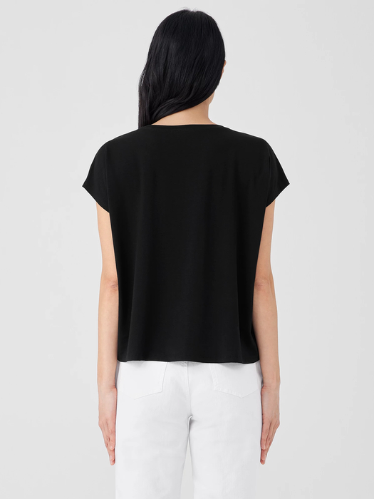 Fine Jersey Square Top | Eileen Fisher Outlet - Eileen Fisher Outlet