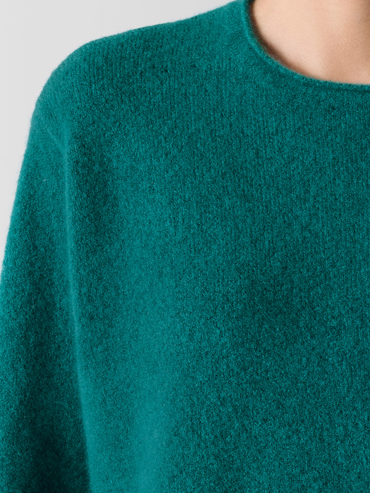 Cashmere Silk Bliss Crew Neck Top - Eileen Fisher Outlet