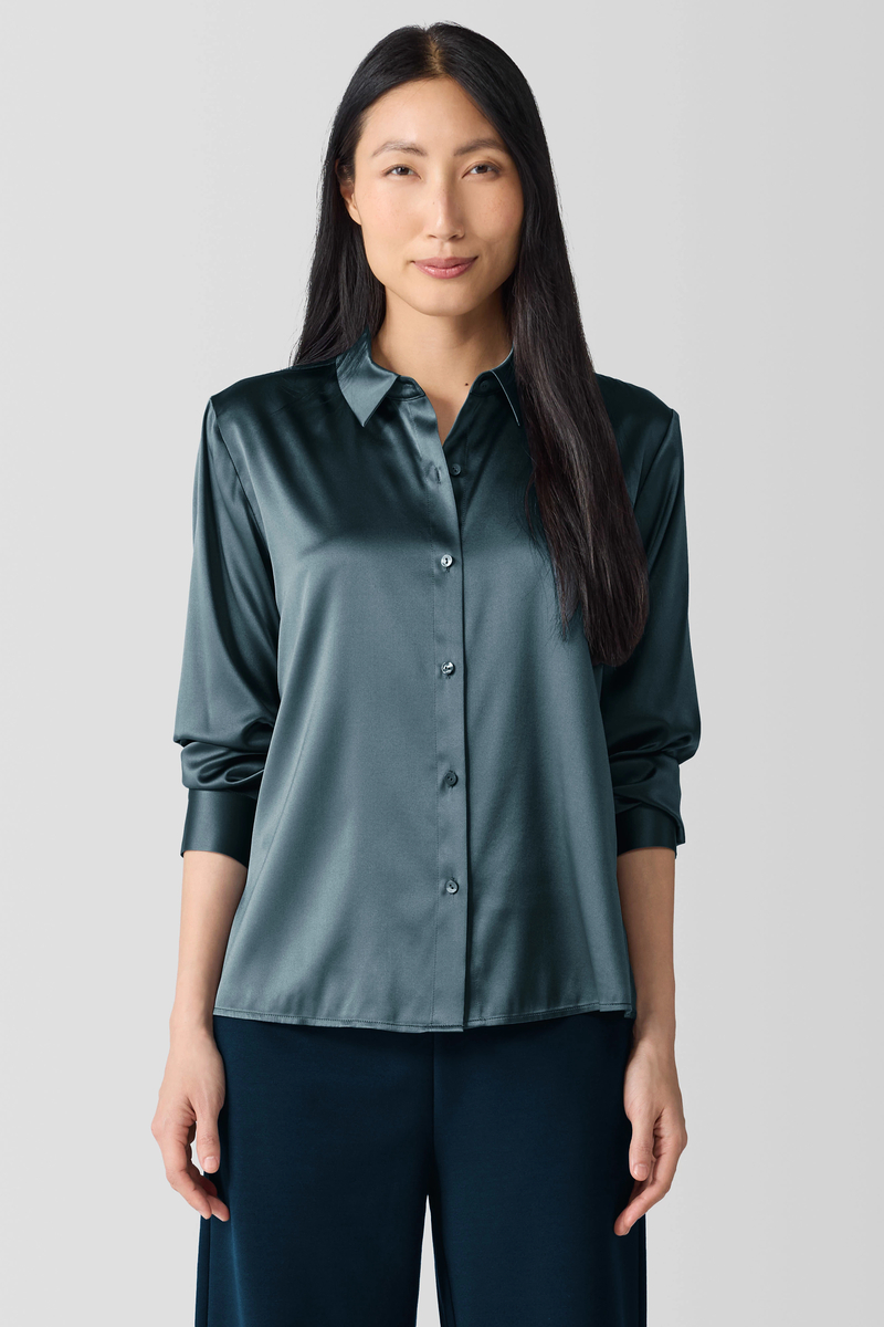 Organic Cotton Stretch Velveteen Pant - Eileen Fisher Outlet