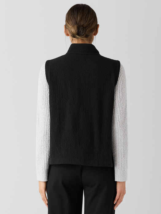 Organic Cotton Tweed Vest - Eileen Fisher Outlet