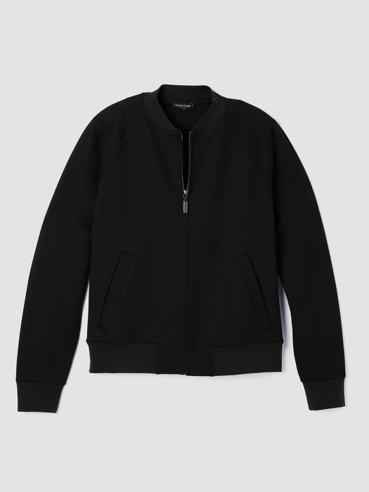 Washable Flex Ponte Flight Jacket - Eileen Fisher Outlet