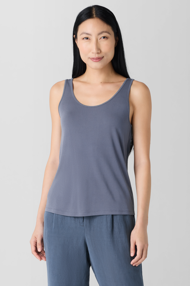 Cotton Fluff Bracelet Sleeve Top - Eileen Fisher Outlet