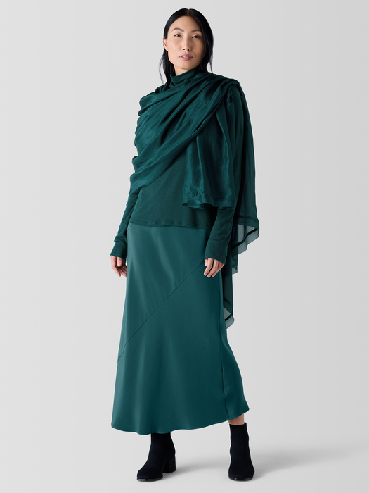 Washed Silk Parachute Scarf - Eileen Fisher Outlet