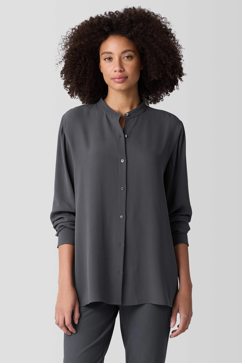 Washable Stretch Crepe Pant - Eileen Fisher Outlet