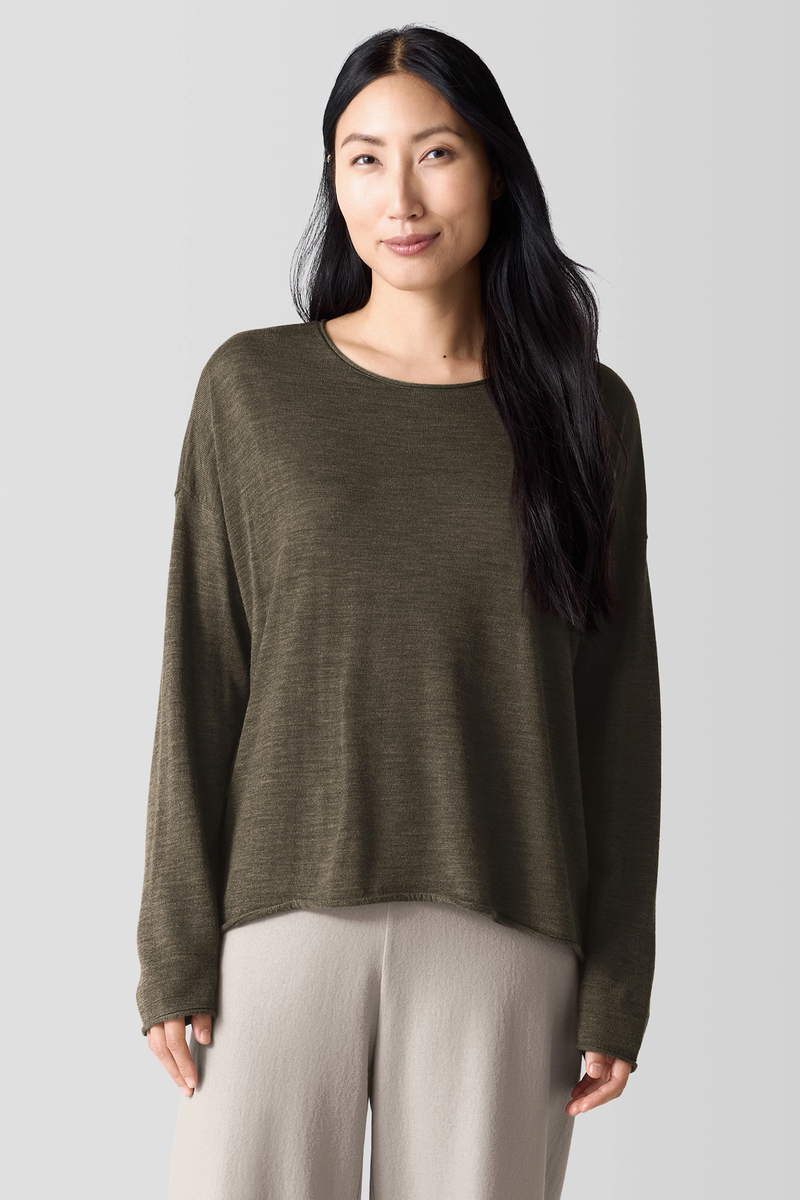 Washable Flex Ponte Straight Pant - Eileen Fisher Outlet