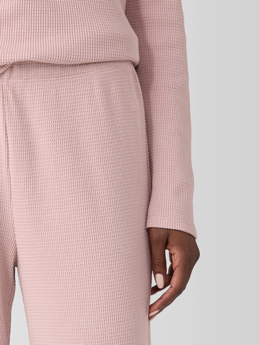 Cozy Organic Cotton Waffle Sleep Pant - Eileen Fisher Outlet
