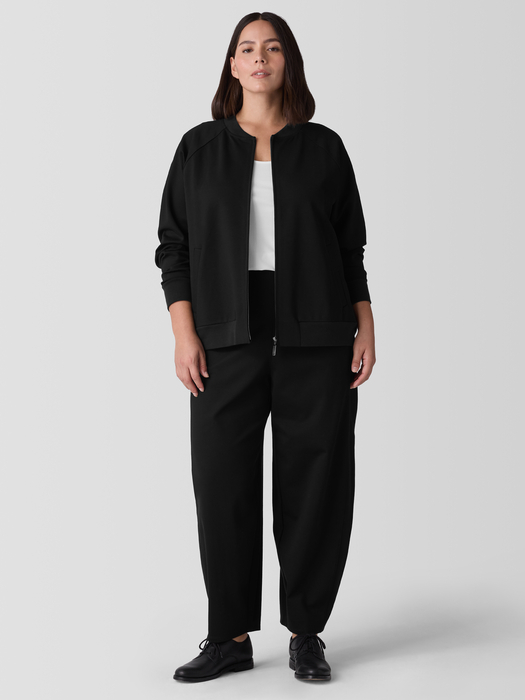 Washable Flex Ponte Flight Jacket - Eileen Fisher Outlet