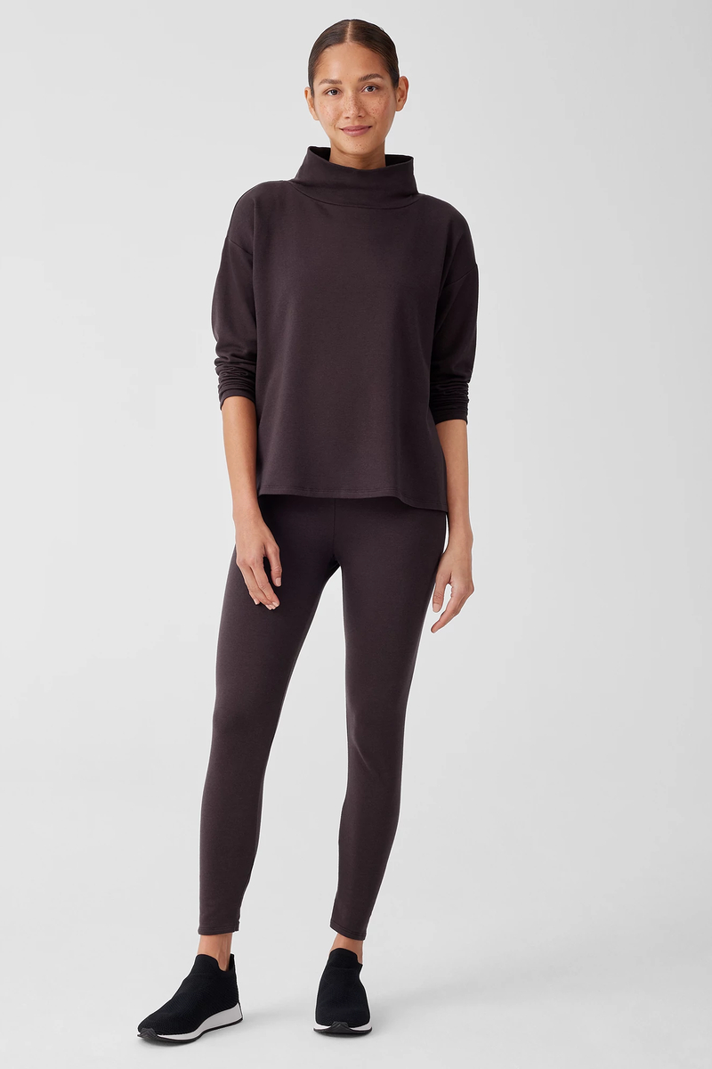 Stretch Jersey Knit Leggings - Eileen Fisher Outlet