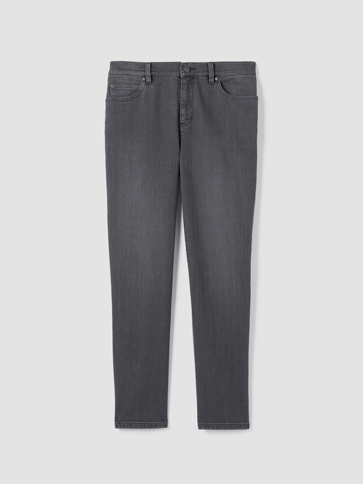Organic Cotton Stretch Denim Slim Jean - Eileen Fisher Outlet