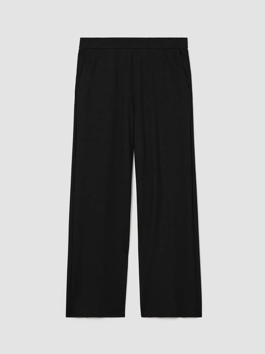 Washable Flex Ponte Wide-Leg Pant - Eileen Fisher Outlet