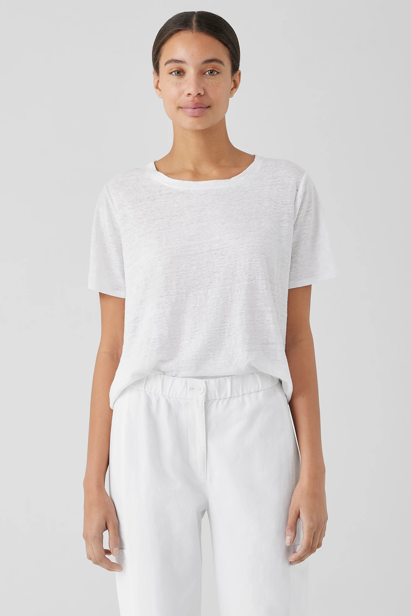 Pima Cotton Stretch Jersey Tapered Pant - Eileen Fisher Outlet