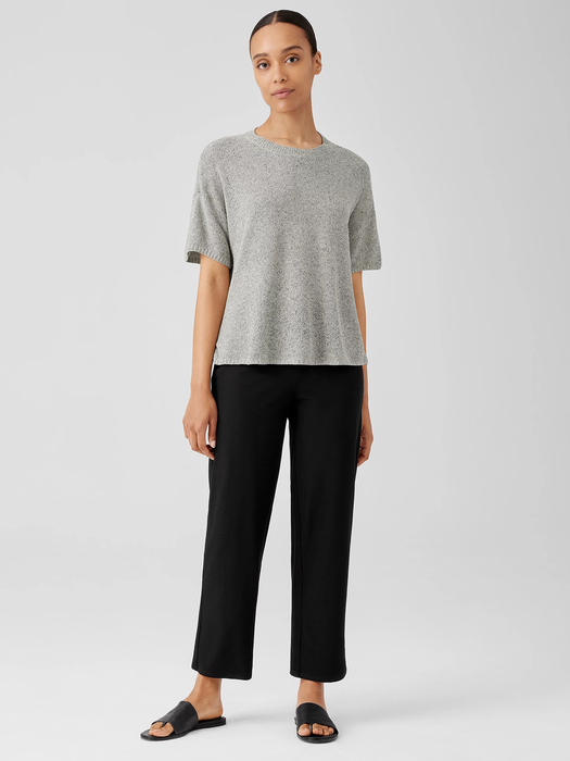 Washable Stretch Crepe Straight Pant - Eileen Fisher Outlet