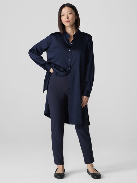 Washable Stretch Crepe Pant - Eileen Fisher Outlet