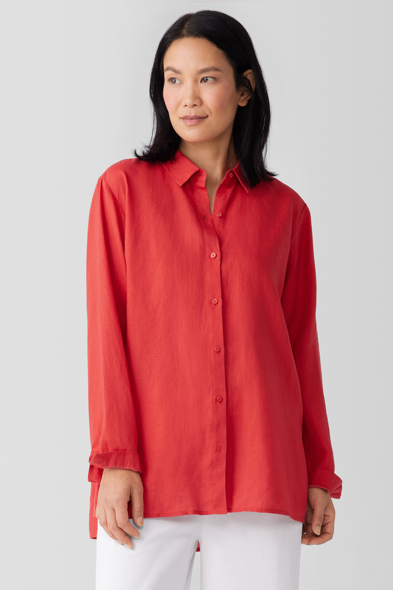 Washable Stretch Crepe Wide-Leg Pant - Eileen Fisher Outlet