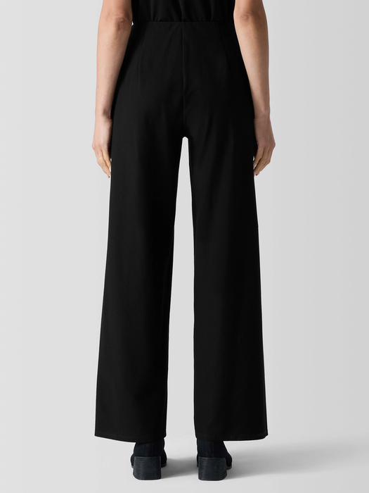Washable Stretch Crepe Wide-Leg Pant - Eileen Fisher Outlet