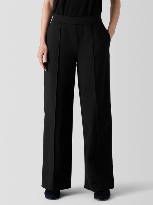 Washable Flex Ponte PintuckWide Pant - Eileen Fisher Outlet