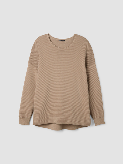 Peruvian Cotton Blend Long Top - Eileen Fisher Outlet