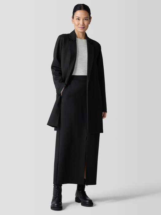 Washable Flex Ponte Long Blazer - Eileen Fisher Outlet