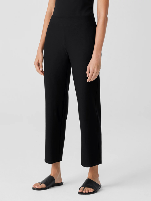 Washable Stretch Crepe Straight Pant - Eileen Fisher Outlet