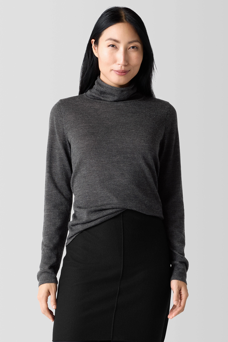 Felted Wool Jersey Cargo Pant in Regenerative Wool - Eileen Fisher Outlet