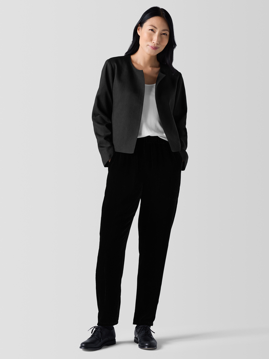 Textured Silk Weave Jacket - Eileen Fisher Outlet