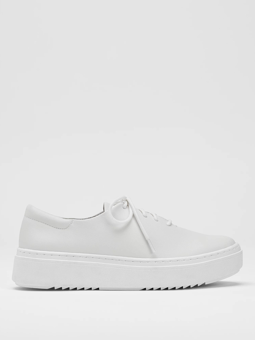 Penni Leather Wedge Sneaker - Eileen Fisher Outlet