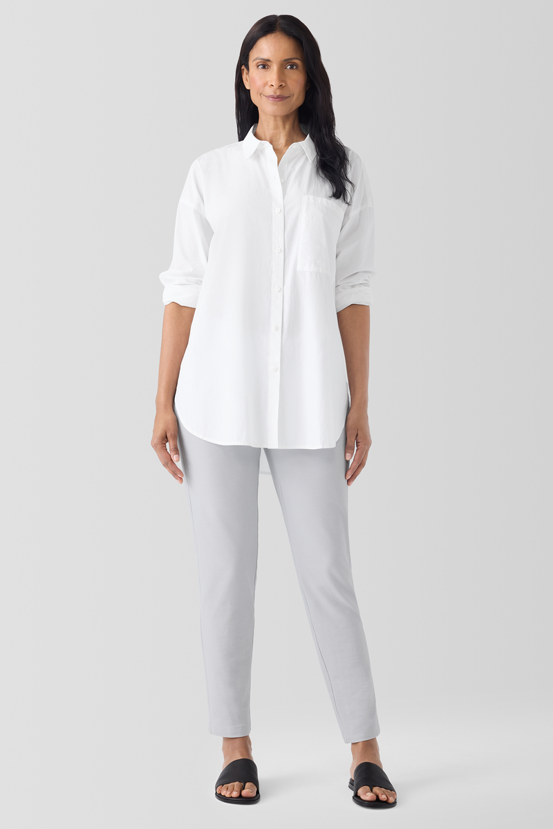 Washable Stretch Crepe Pant - Eileen Fisher Outlet