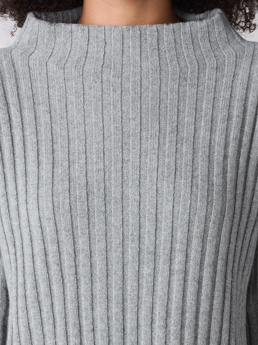 Recycled Wool Cashmere Funnel Neck Top - Eileen Fisher Outlet