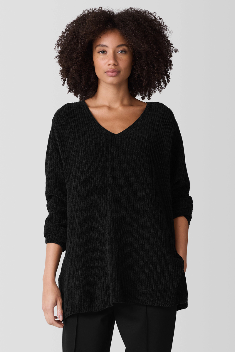 Cozy Recycled Wool Boucle Notch Collar Coat - Eileen Fisher Outlet