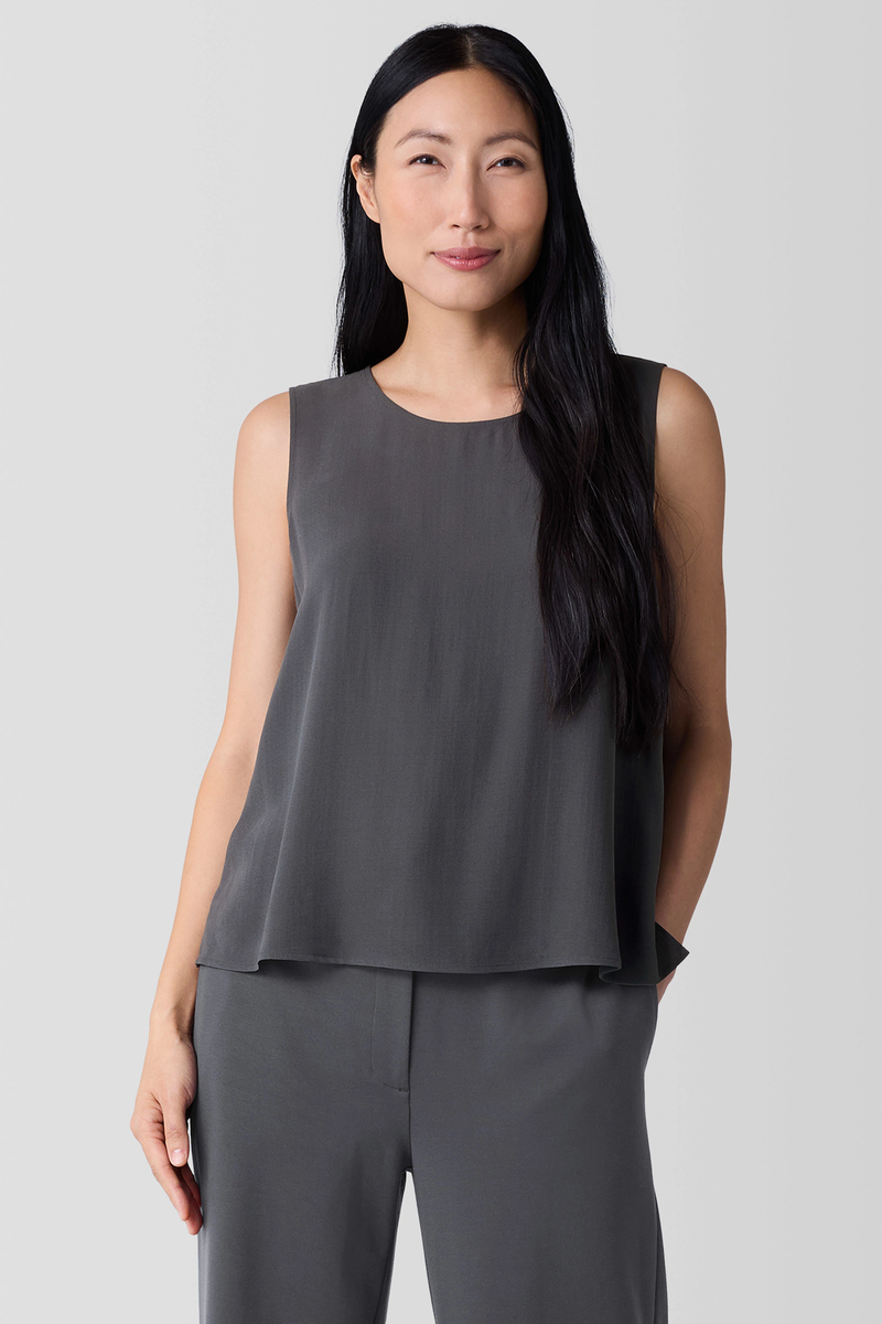 Washable Flex PonteWide Trouser Pant - Eileen Fisher Outlet