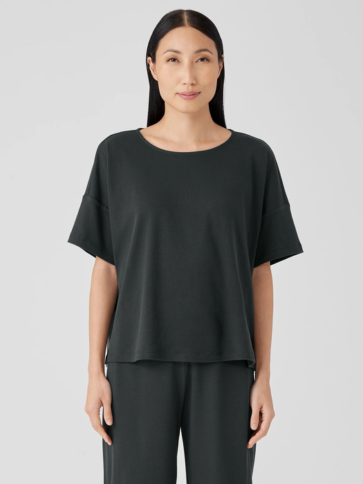 Organic Cotton Interlock Sleep Tee - Eileen Fisher Outlet