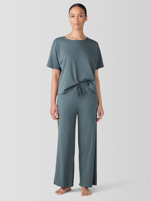 Organic Cotton Interlock Sleep Tee - Eileen Fisher Outlet